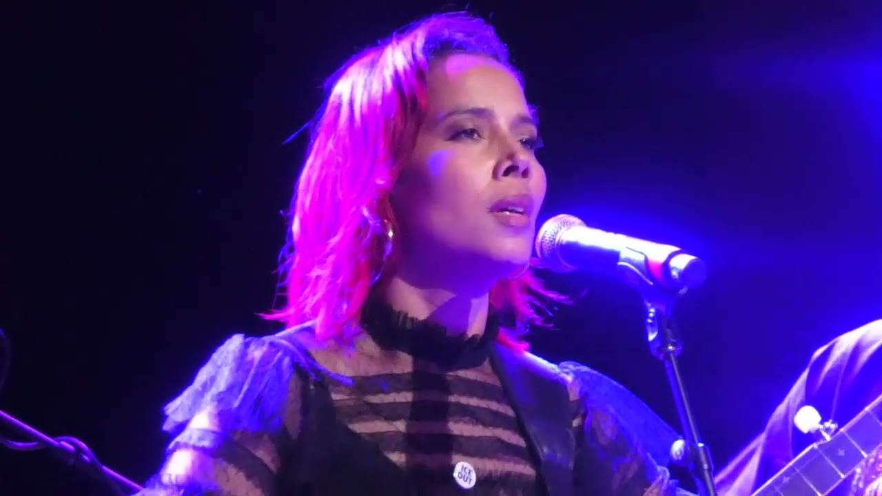 Rhiannon Giddens performs 'Comes a Time' at the AmericanaFest Pre-Grammy Salute to Neil Young