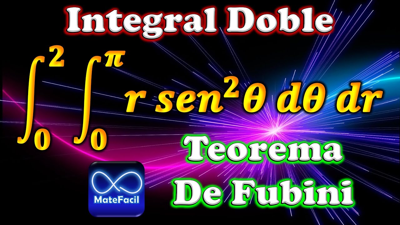 INTEGRAL DOBLE usando teorema de Fubini, separando como producto