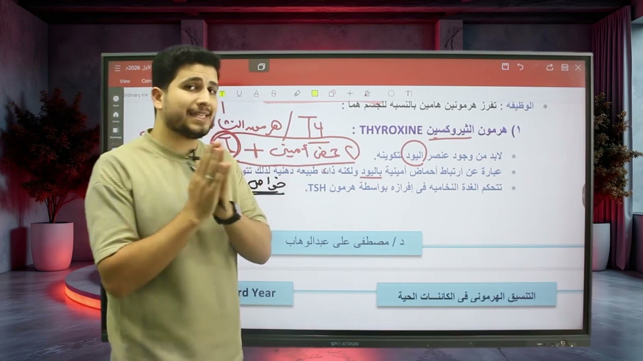 #الغدة_الدرقية #التنسيق_الهرمونى #هرمون_الثيروكسين 