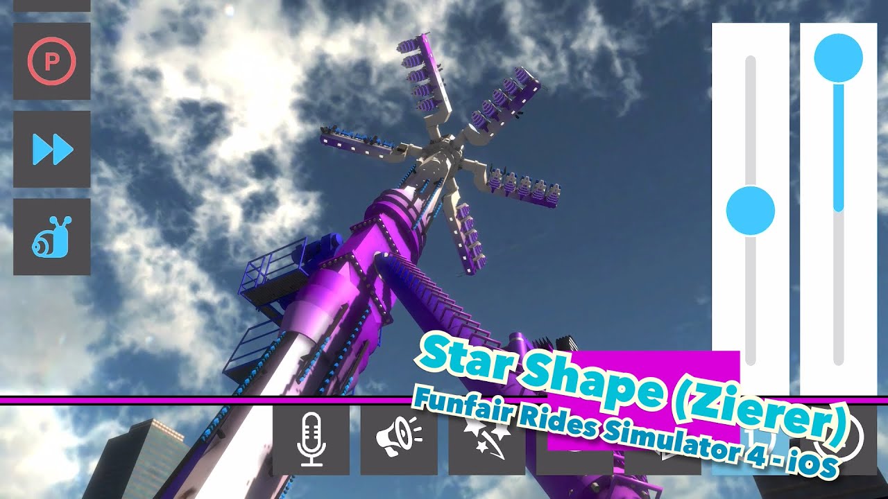 Funfair Rides Simulator 4 iOS episode 2 - Zierer Star Shape