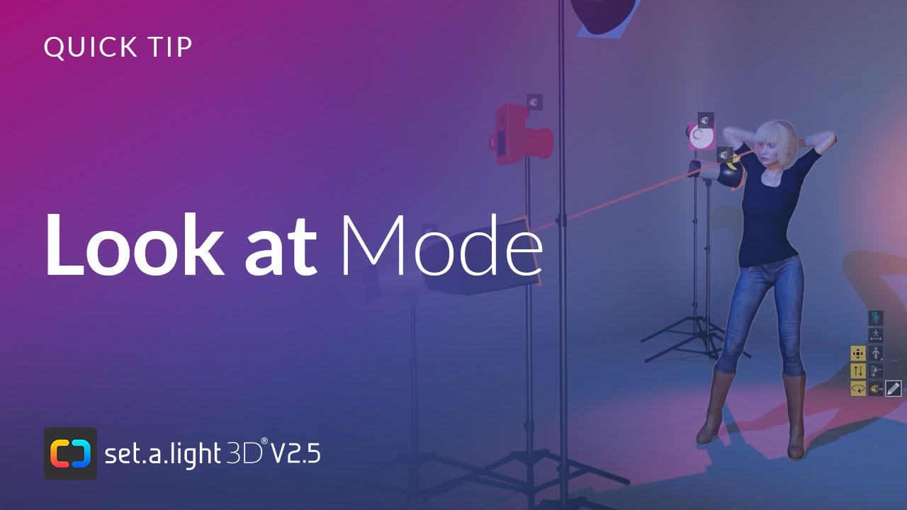 Look at Mode – Control Model’s Eye Direction