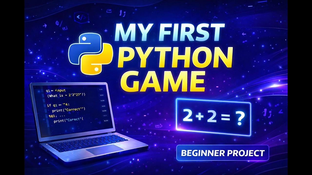 I Built My First Python Game (Beginner Project)