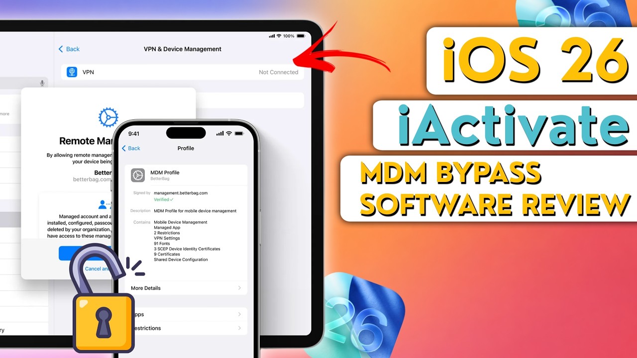 [НОВИНКА 2026 ГОДА] Обзор программы iActivate MDM Bypass для iOS 26 | Бесплатная загрузка и обход...