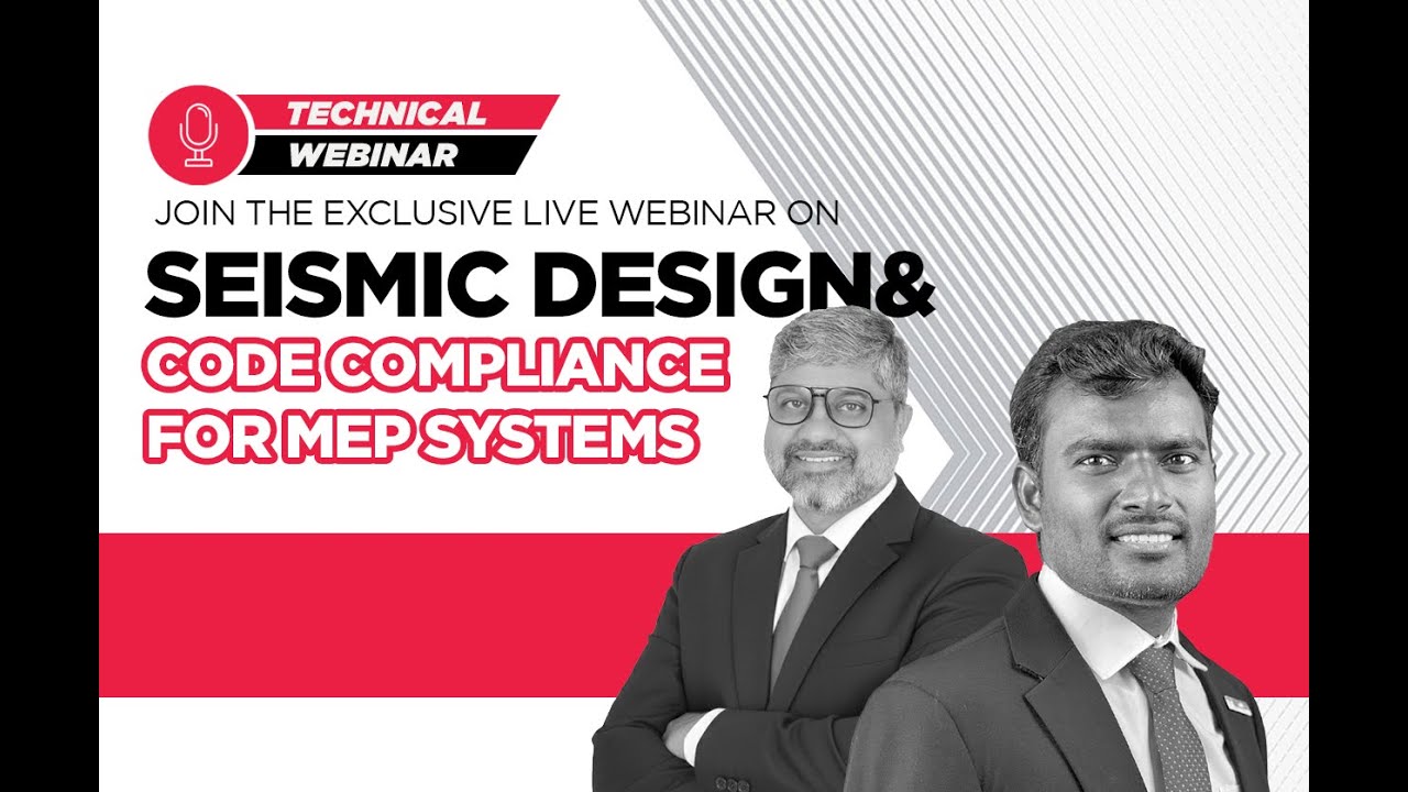 TECS WEBINAR  SEISMIC DESIGN & CODE COMPLIANCE FOR MEP SYSTEMS