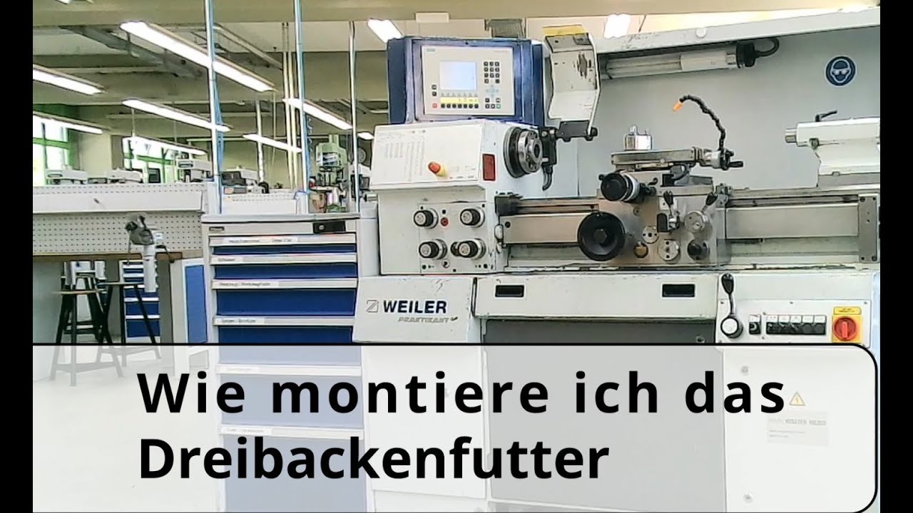 Tutorial Dreibackenfutter montieren