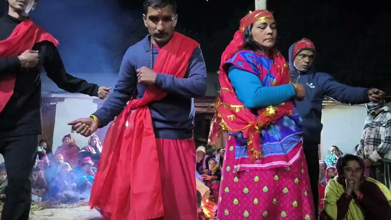 नए डांगर ने मारा लाल चिमटा गढ़वाल बॉर्डर मैगरी का जागर भाग 4 भैरव अवतार