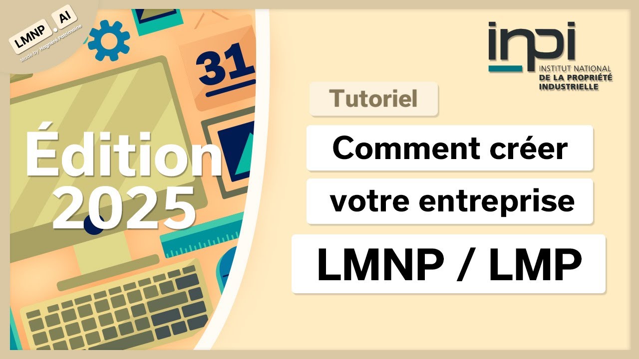 LMNP - Creation Siren - INPI - P0i - TUTORIEL détaillé (Édition 2025)