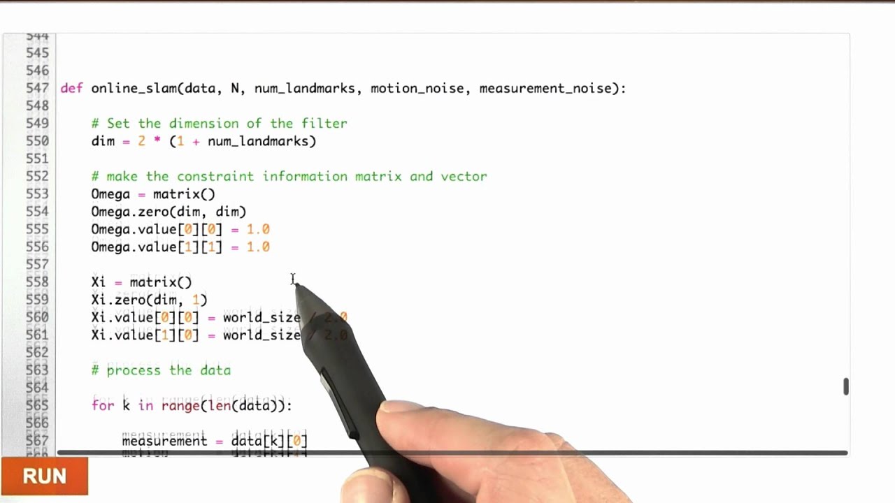 Online SLAM Solution - Artificial Intelligence for Robotics