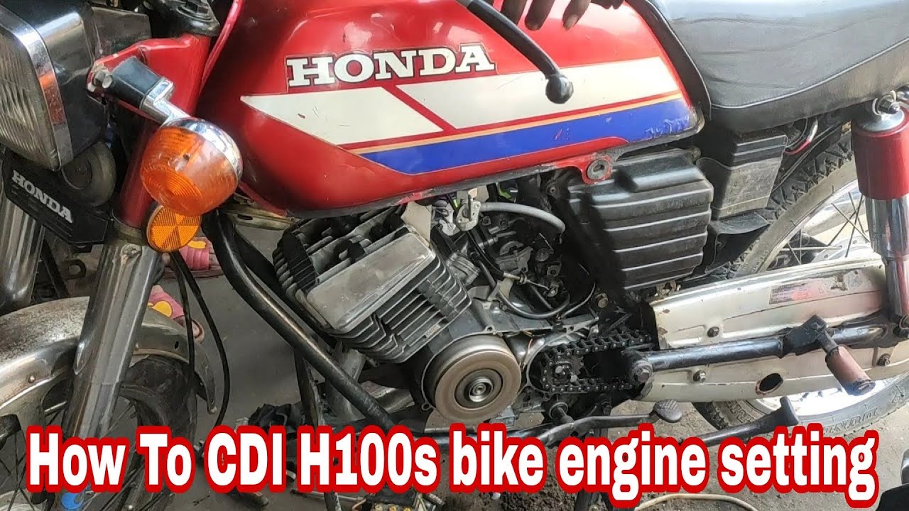 How To CDI H100s bike engine setting