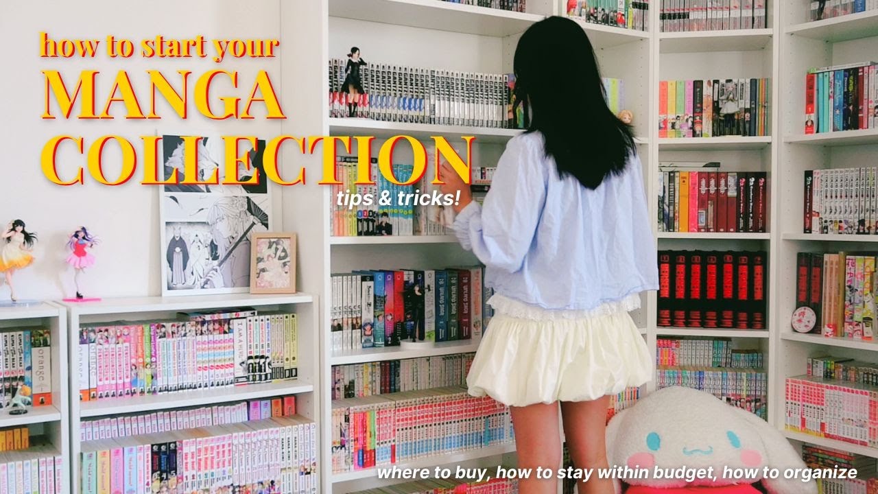a guide to starting your manga collection 2025 // where to buy, how to organize, & more tips!