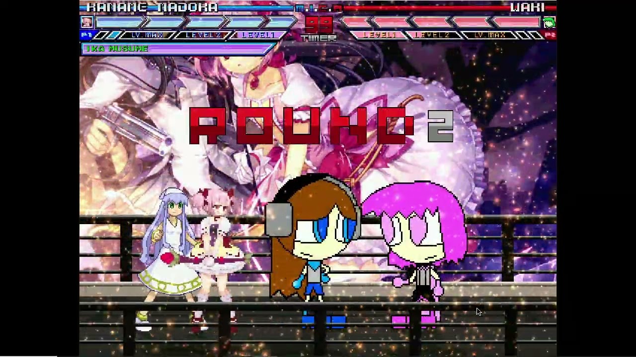 Karane MUGEN Battle #273: Madoka Kaname, Ika Musume & Kadariro vs Waki