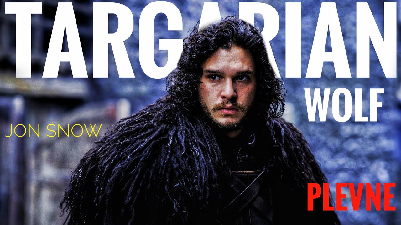 JON SNOW.The Targarian wolf   Plevne version.Game of Thrones.
