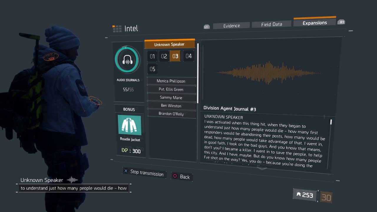 Division agent journals | Tom Clancy's The Division | Underground DLC