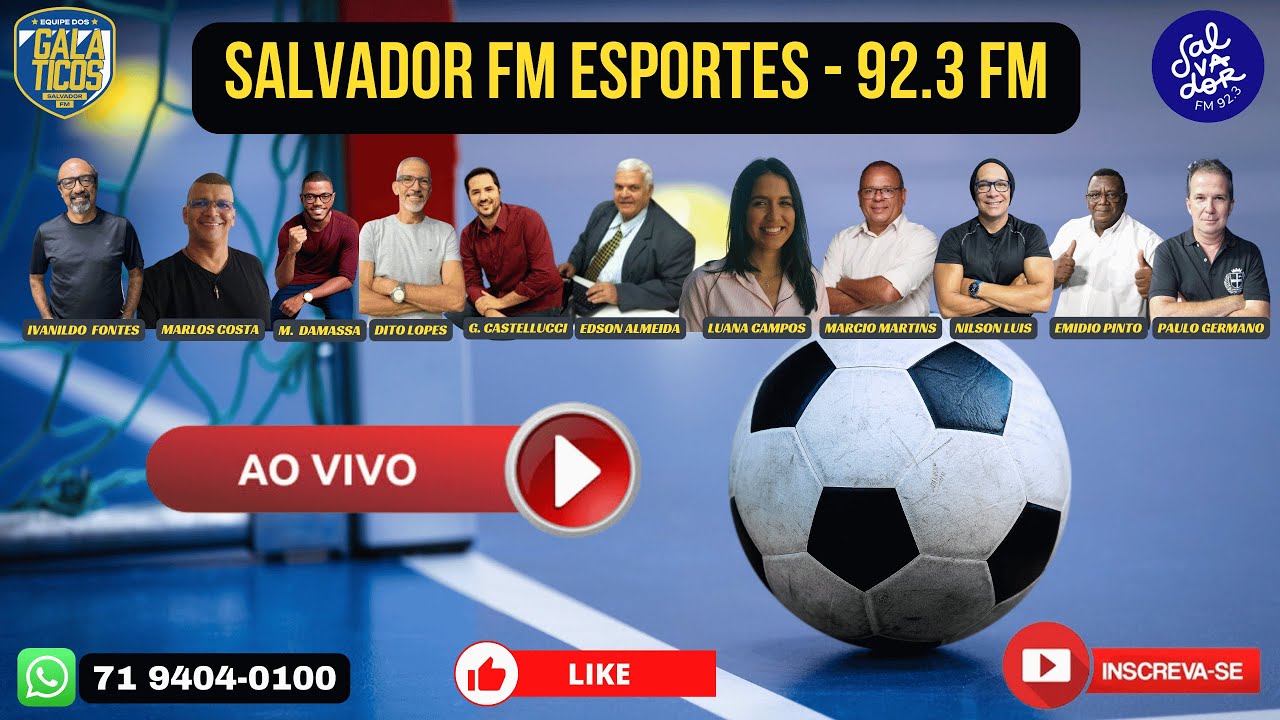 RESENHA DOS GAL&Aacute;TICOS NA SALVADOR FM - 92.3 (12/01/26)