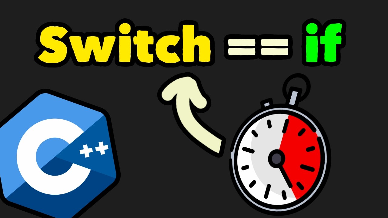 Switch НЕ БЫСТРЕЕ, чем if (в C++)