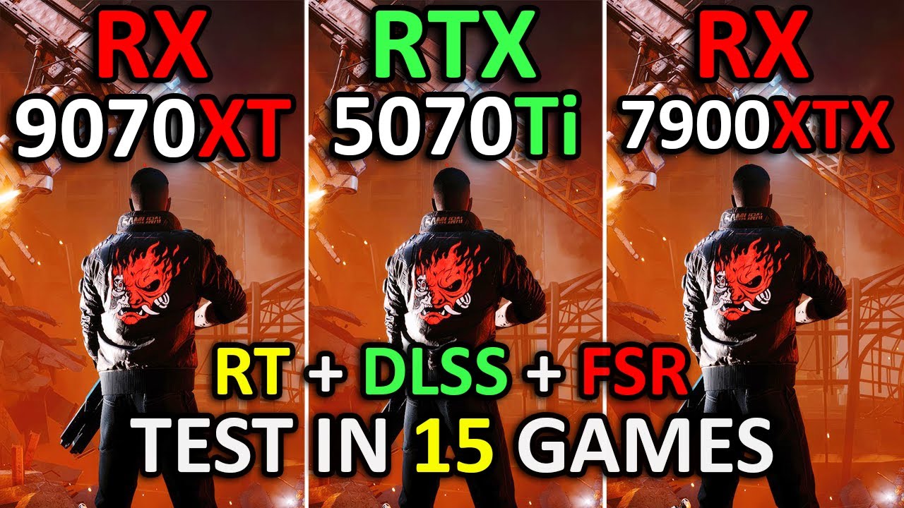 RTX 5070 Ti vs RX 9070 XT vs RX 7900 XTX | Which GPU is The Best? | 4K Gaming | RT + DLSS + FSR