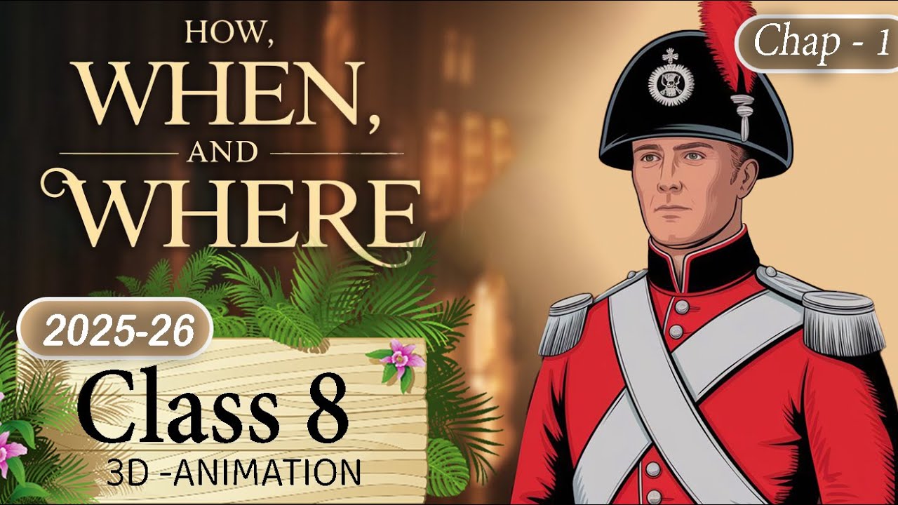 How When and Where Class 8 History (Animation) | Class 8 History Chapter 1