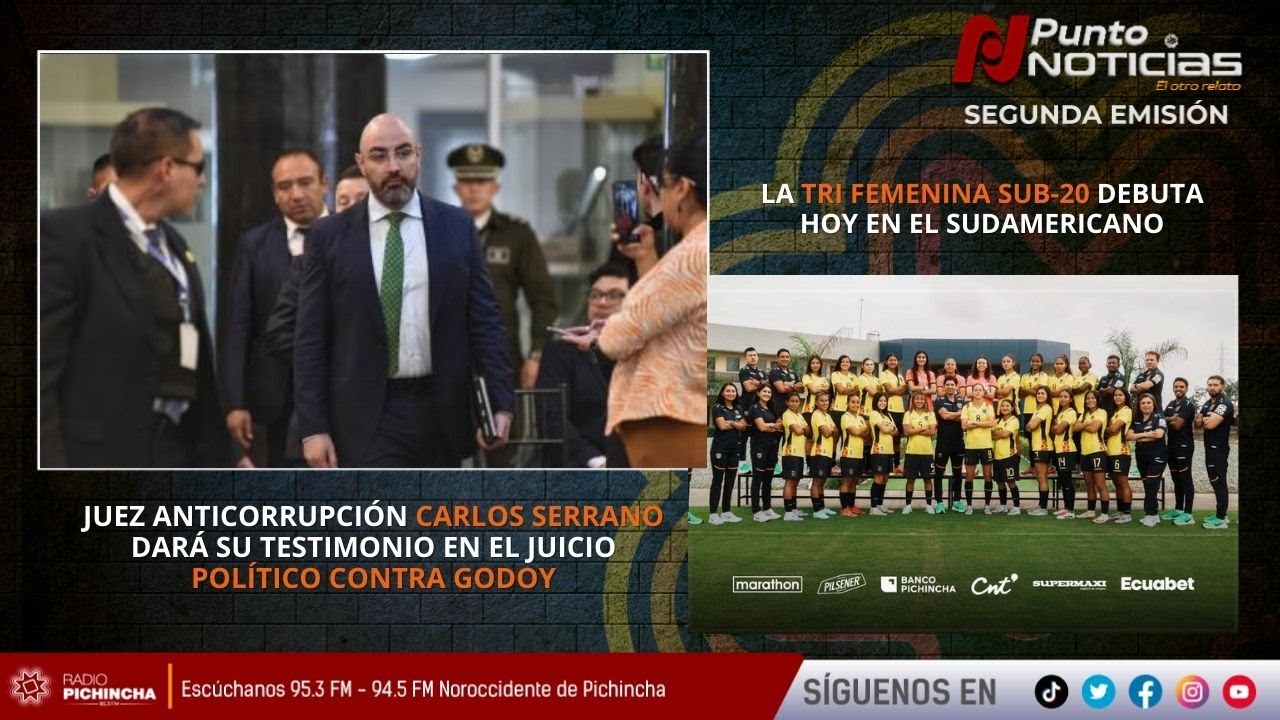 🔴 EN VIVO /Juez anticorrupción Carlos Serrano dará su testimonio en el juicio político contra Godoy