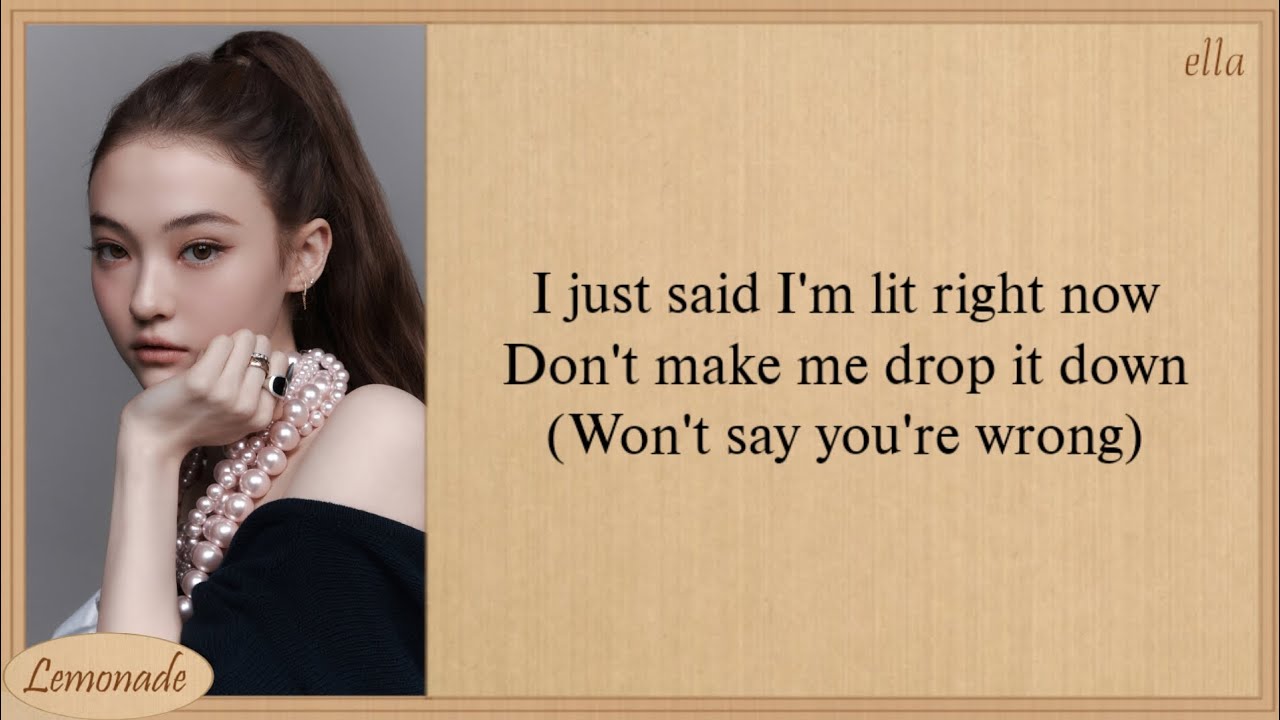 MEOVV LIT RIGHT NOW Easy Lyrics
