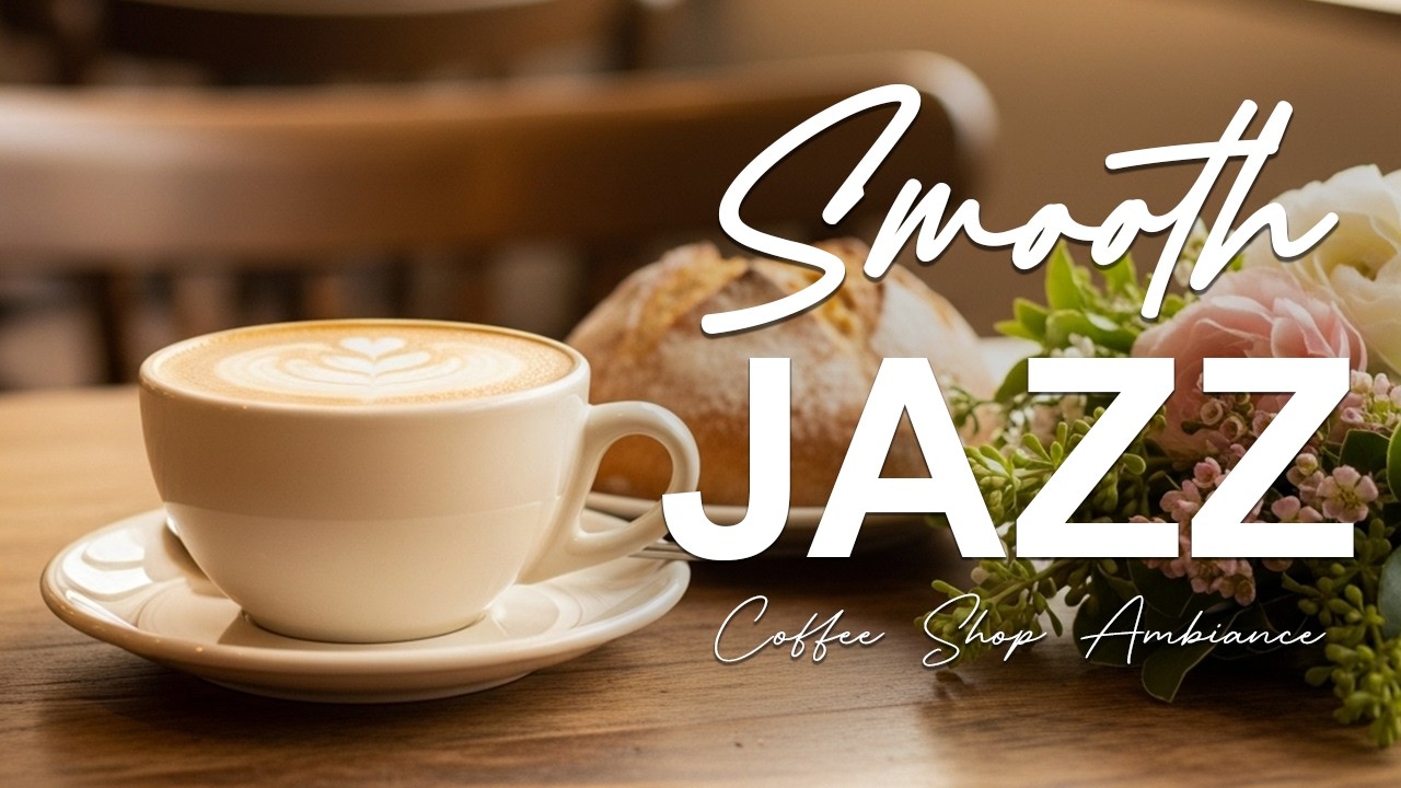 Smooth Jazz ☕ Coffee Shop Ambiance with Relaxing Jazz & Bossa Nova Piano for Great Mood