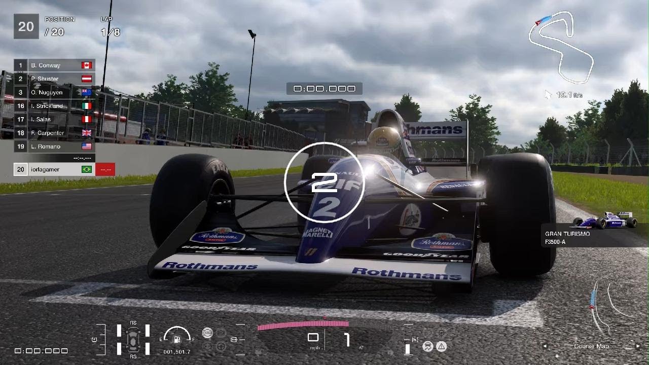 GT7 - Quick F1 Race - Williams FW16 1994 (Ayrton Senna) - Brands Hatch