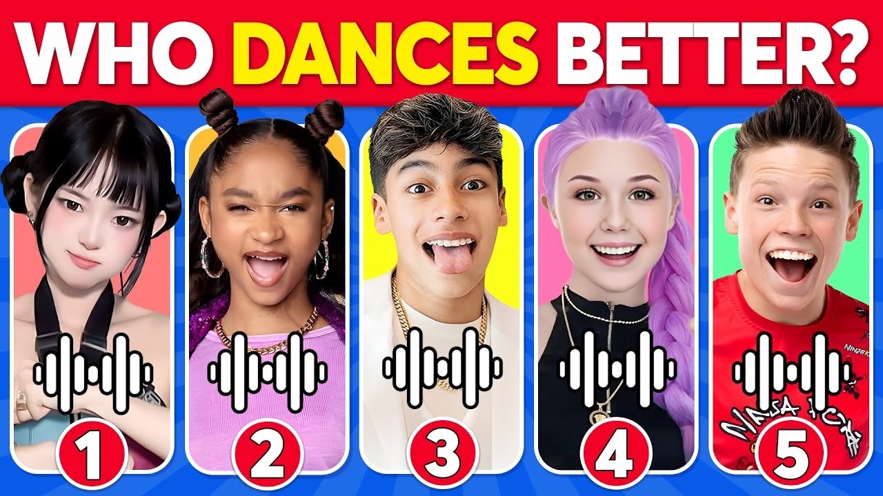Who DANCES Better? 💃🎶 Guess Who’s Dancing | Like Nastya, MrBeast, Rumi, Zoey, JoJo Siwa, Lay Lay