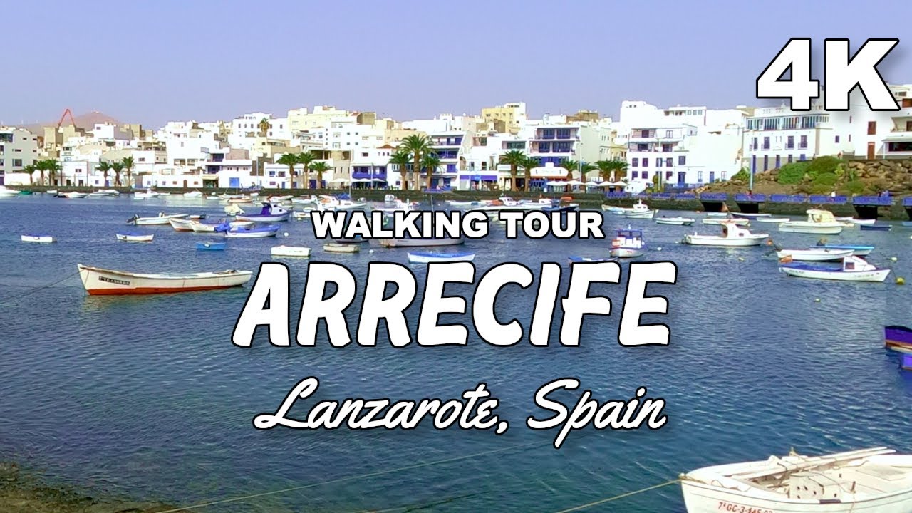 ARRECIFE Lanzarote Calle Real - San Ginés December 2020 | Canary Islands, Spain | Walking Tour [4K]