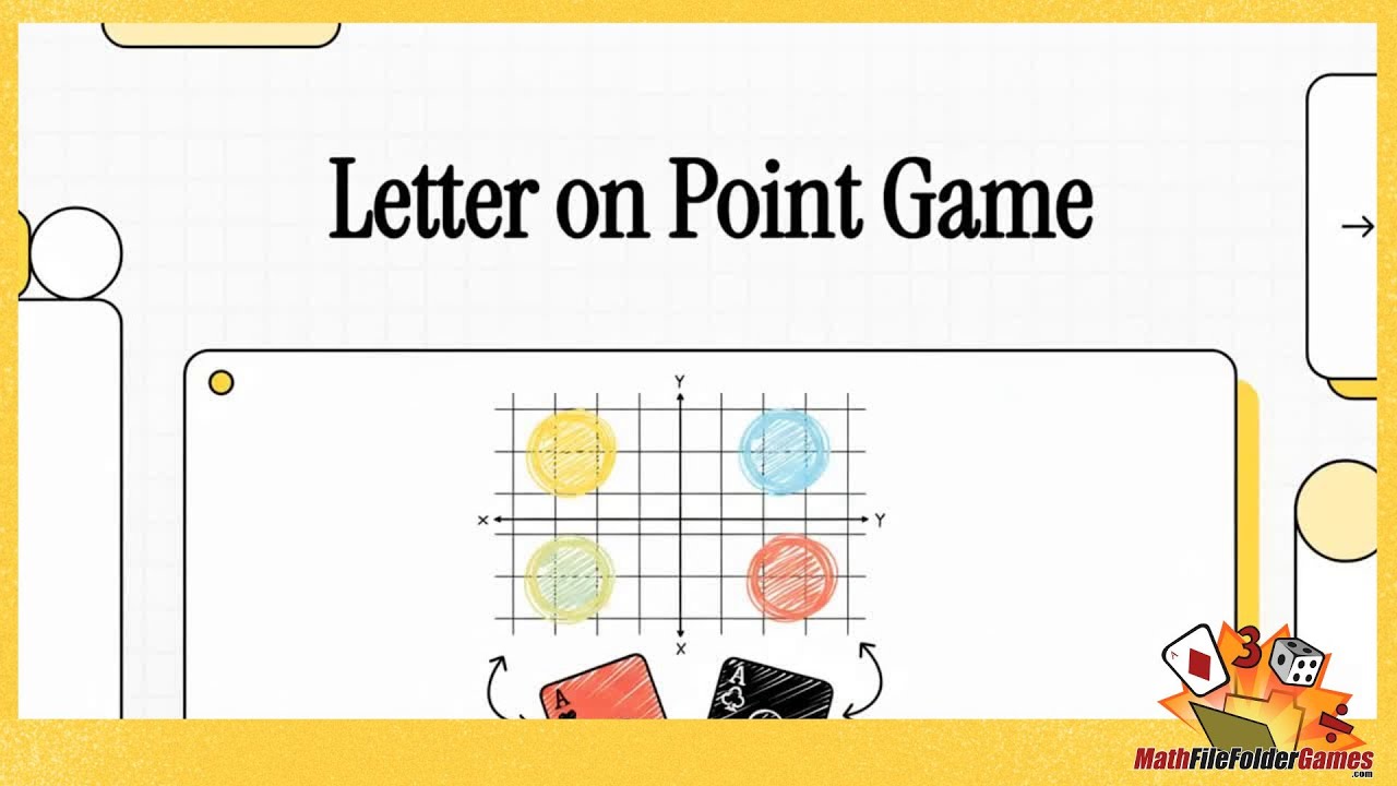 Letter on Point: Transform Coordinate Graphing into a STRATEGY Game! (Low Prep Math Center)