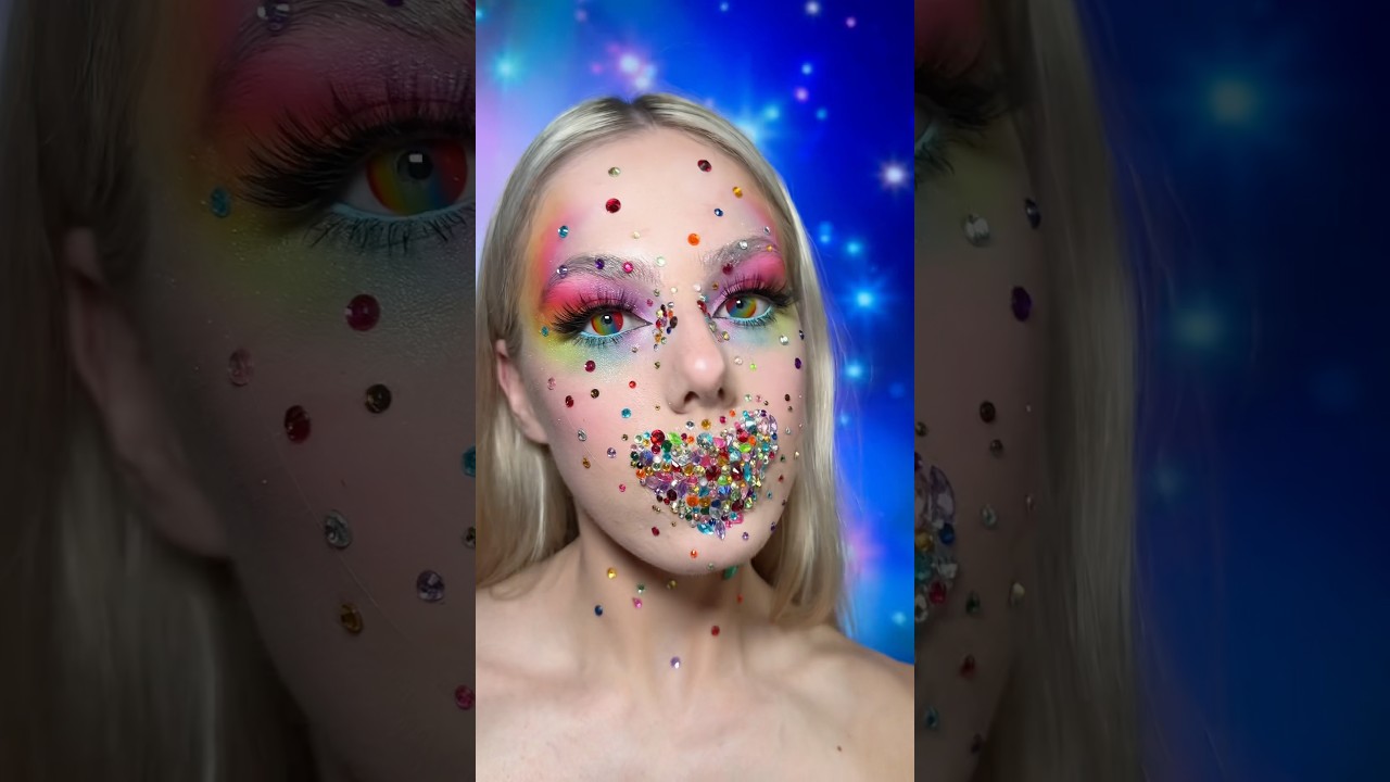 🌈PRIDE MAKEUP TRANSFORMATION🌈#pride #makeuptranaformation #makeup