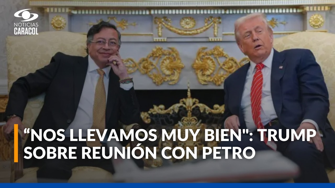 Donald Trump se pronunció sobre su encuentro con Gustavo Petro