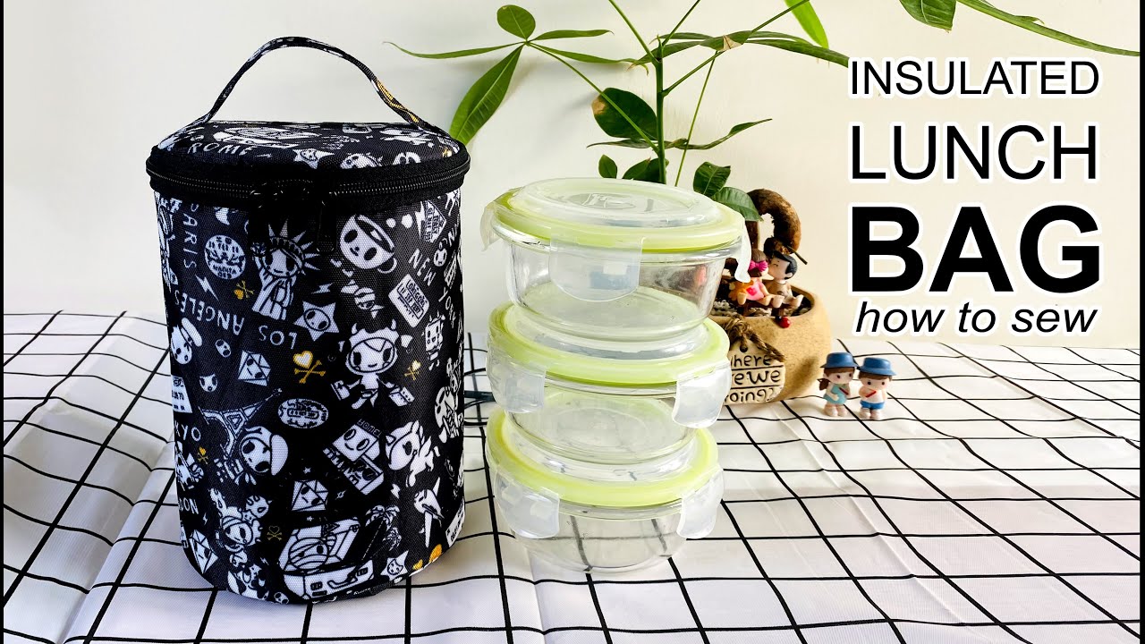How to sew insulated lunch bag - waterproof bag