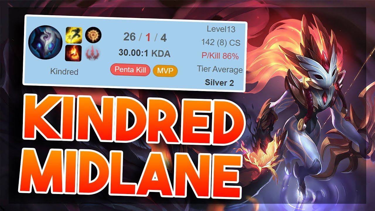 KINDRED MID E OP! *PENTAKILL* /w @Tak3MyFury