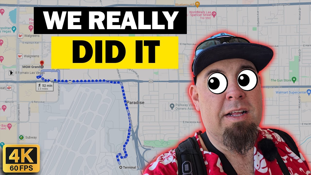 Harry Reid Intl. Airport to The Las Vegas Strip - Full Walk and Guide