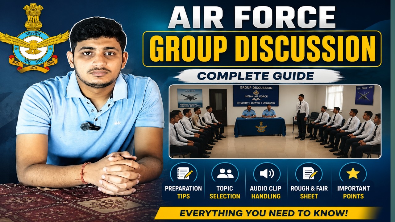 🔥 Air Force Phase 2 Group Discussion (GD) Complete Guide | Everything You Need to Know 🇮🇳