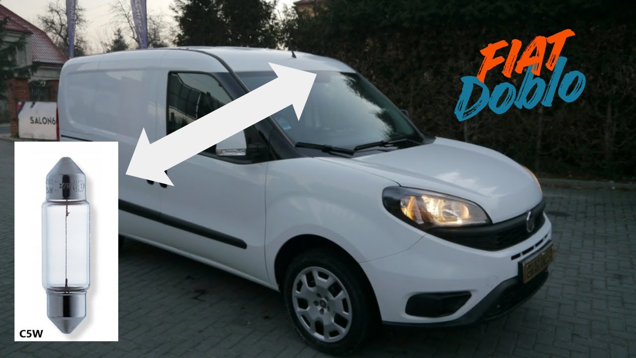 Jak wymienić żarówkę kabiny Fiat Doblo (Opel Combo)