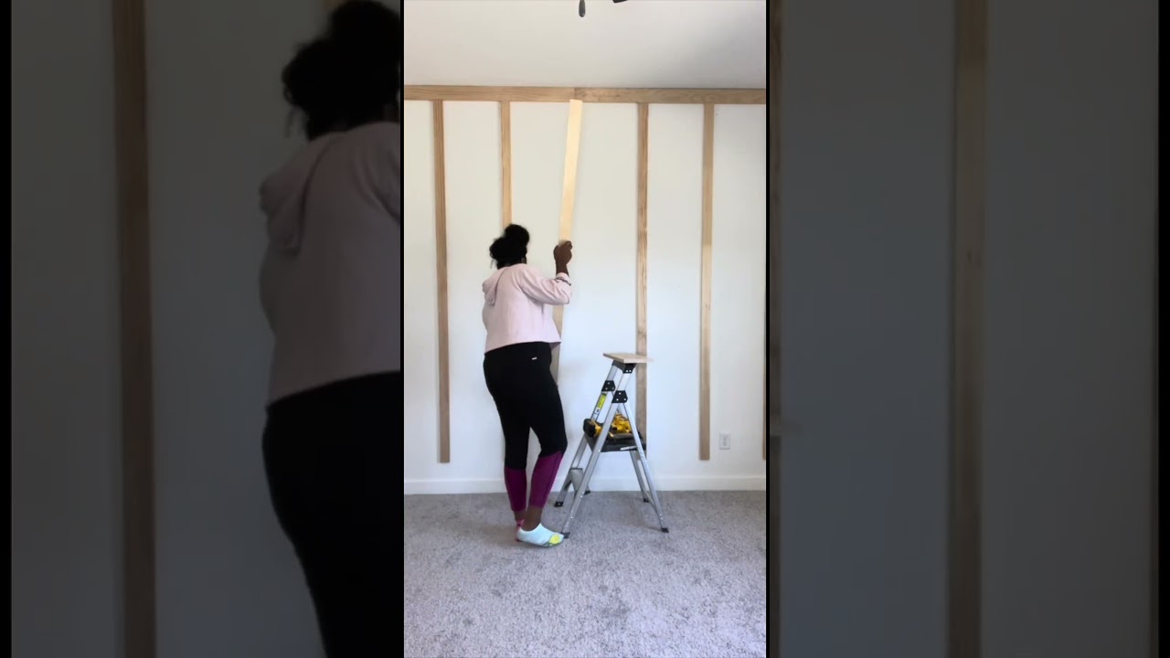 Board and Batten Bedroom Makeover #roomtransformation #diyprojects
