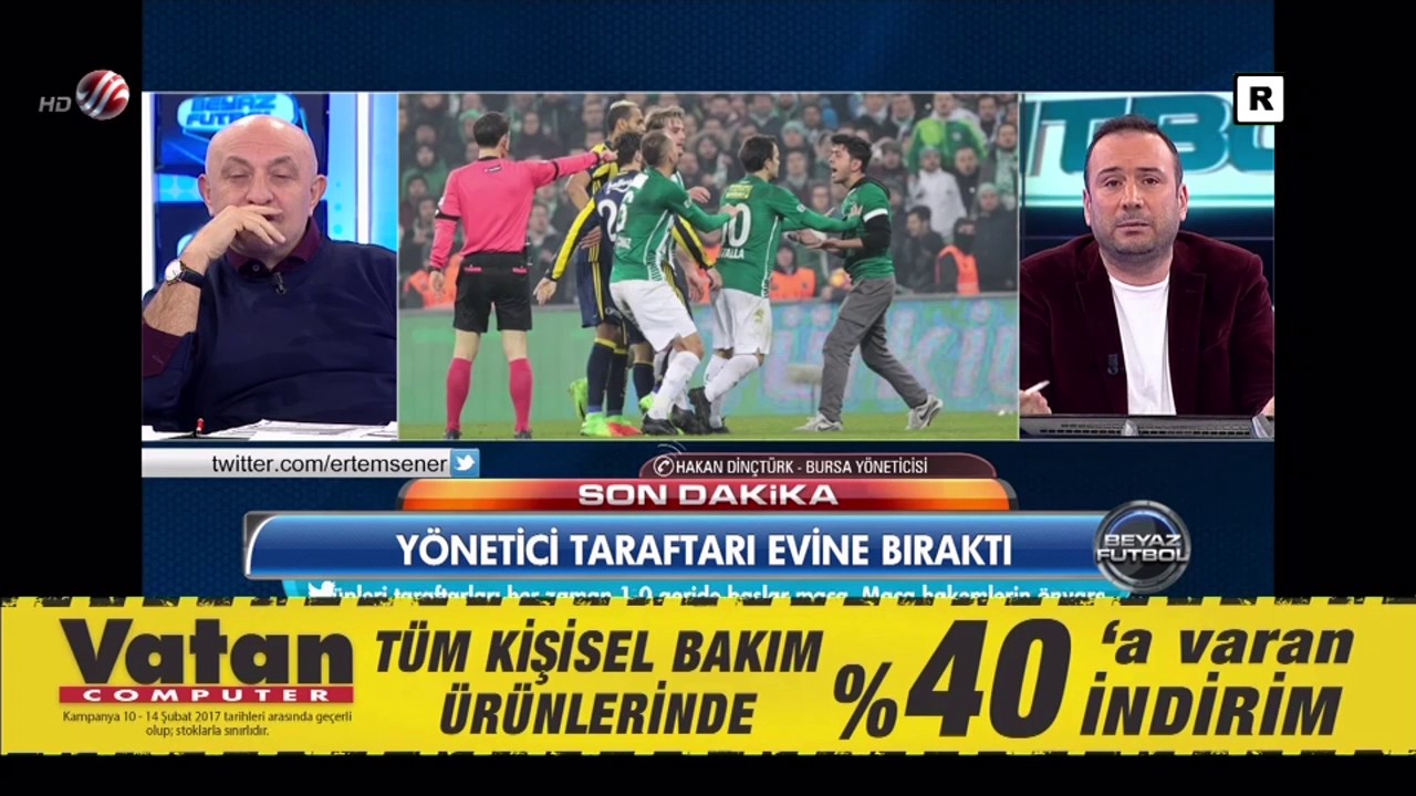 Bursasporlu yönetici Hakan Dinçtürk Beyaz Futbol'a bağlandı, ortalık karıştı