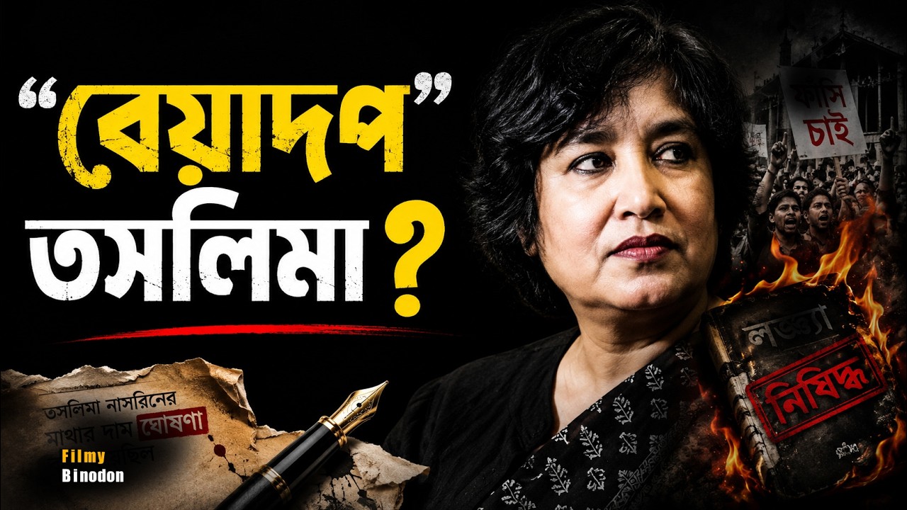 তসলিমা নাসরিনের আসল অপরাধ কী ছিল? Taslima Nasrin Life Story || Biography