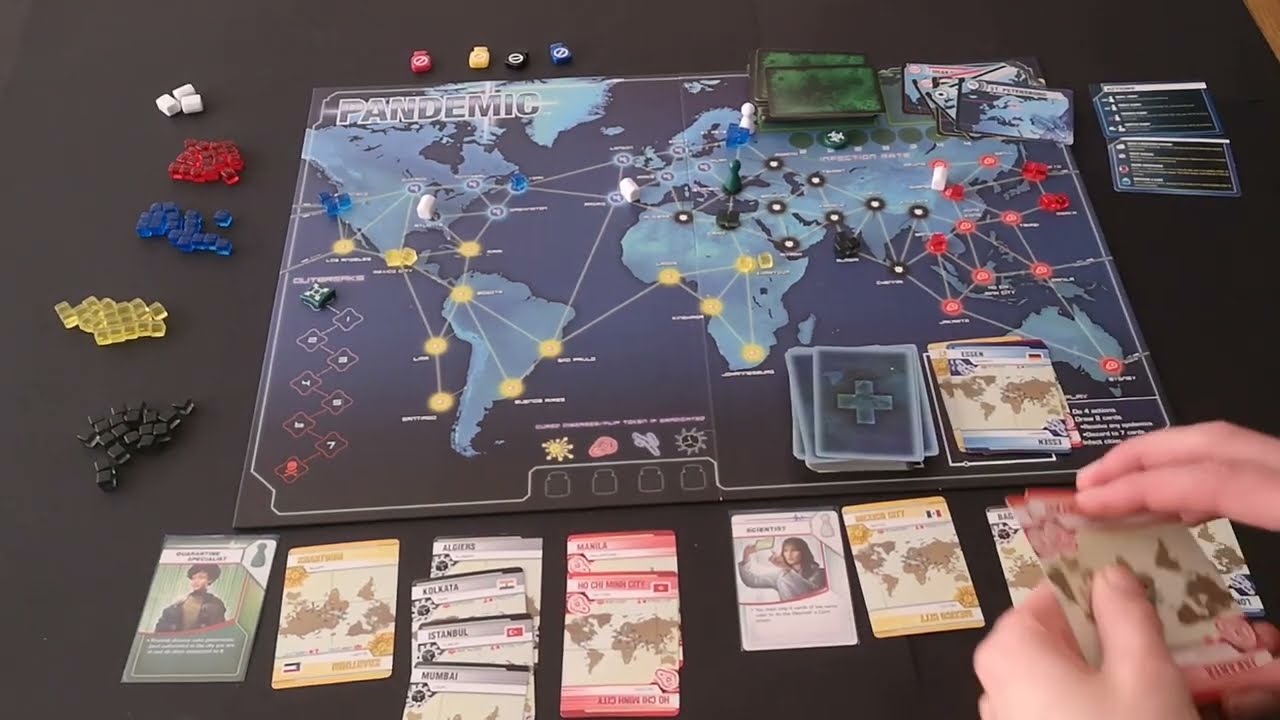 Pandemic Playthrough Heroic 2 Player Scientist Quarantine Specialist