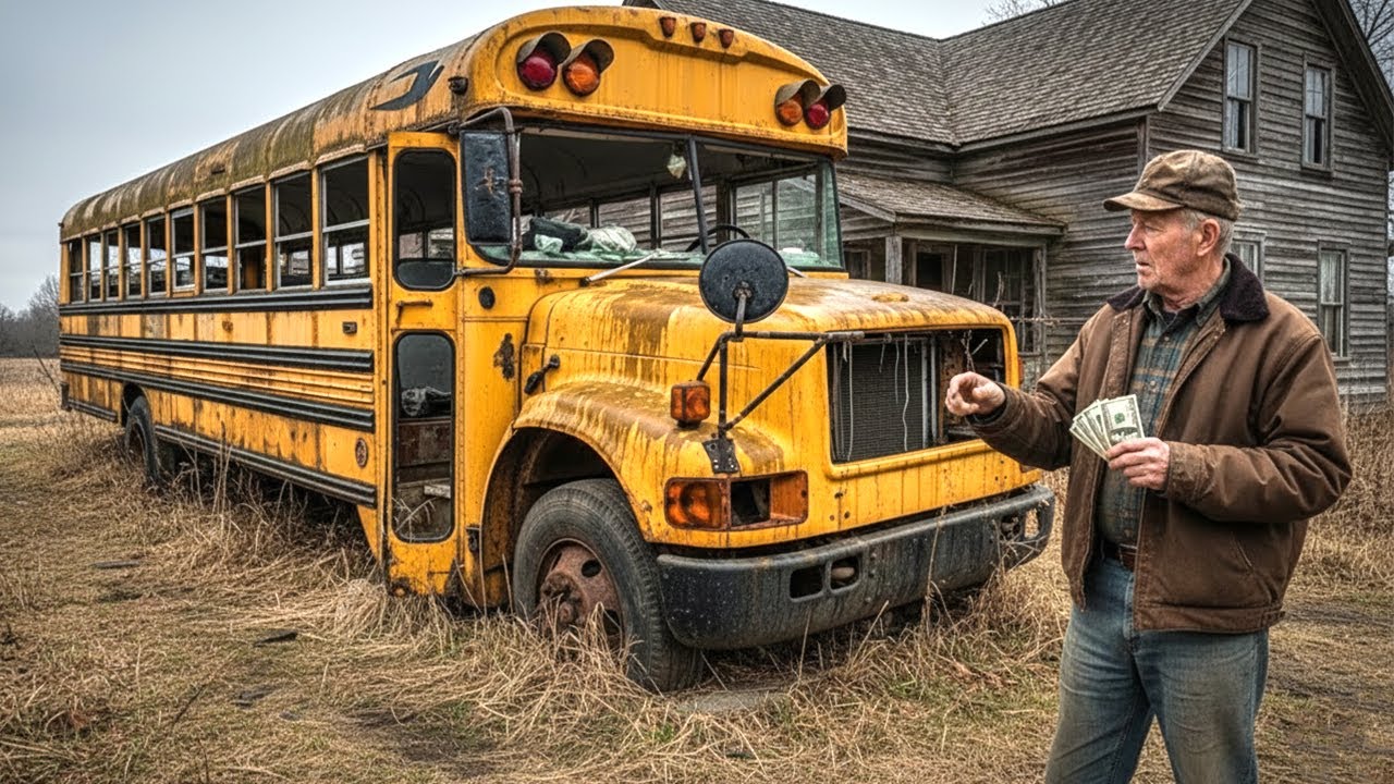 FIRST START In 20 Years! Saving A Rusted 1990s International School Bus | Full Restoration ASMR