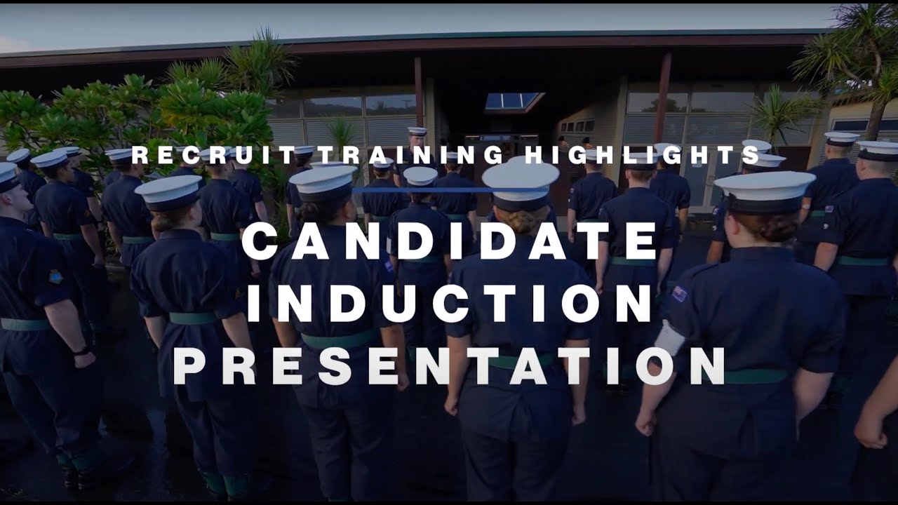 Royal New Zealand Navy - Candidate Induction Presentation 2023