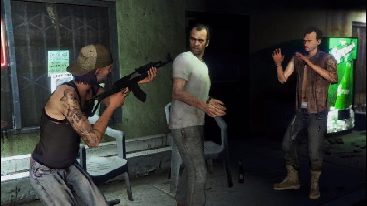 GTA 5 TREVOR RAMPAGE FIGHT 19