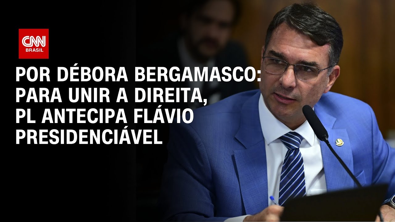 Eleições 2026: Para unir direita, Flávio Bolsonaro anuncia pré-candidatura à Presidência | CNN 360°