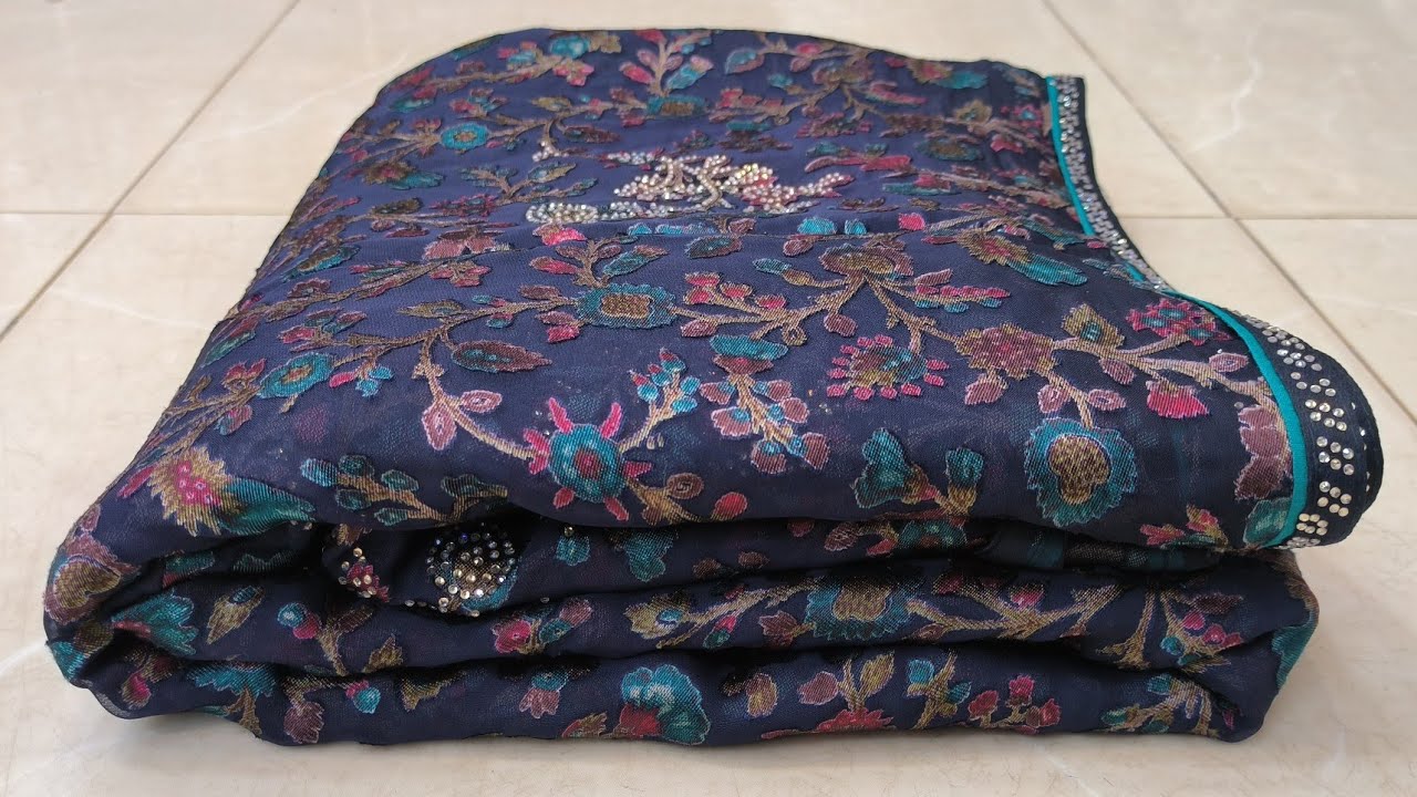 ₹770 |Pasmina Braso saree|Work Saree|Chiffon Saree#sari #sadi ke design 