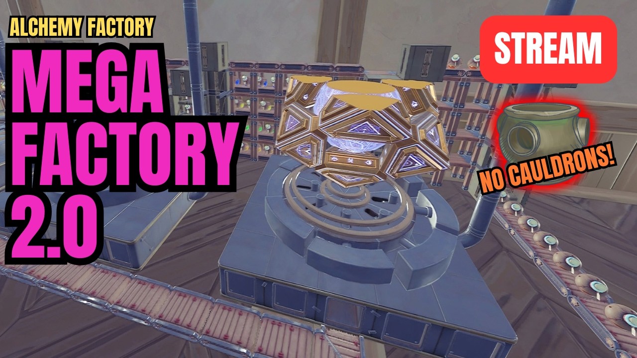 No Cauldrons Mega Factory 2.0 Challenge - Part 8 | Alchemy Factory | 3/11/2026
