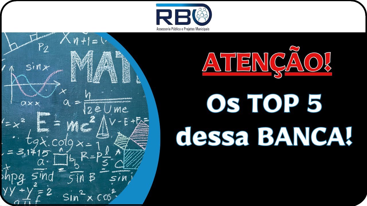 💥BANCA RBO - MATEM&Aacute;TICA NA RBO OS ASSUNTOS QUE MAIS CAEM PARA SUA APROVA&Ccedil;&Atilde;O EM CONCURSOS