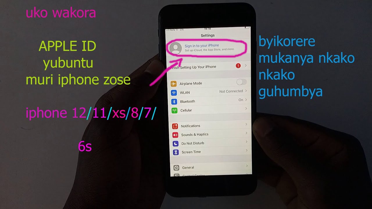 irebere uko bakora free icloud/apple ID muri iphone zose 12/11/xs/8/7/6s/5s