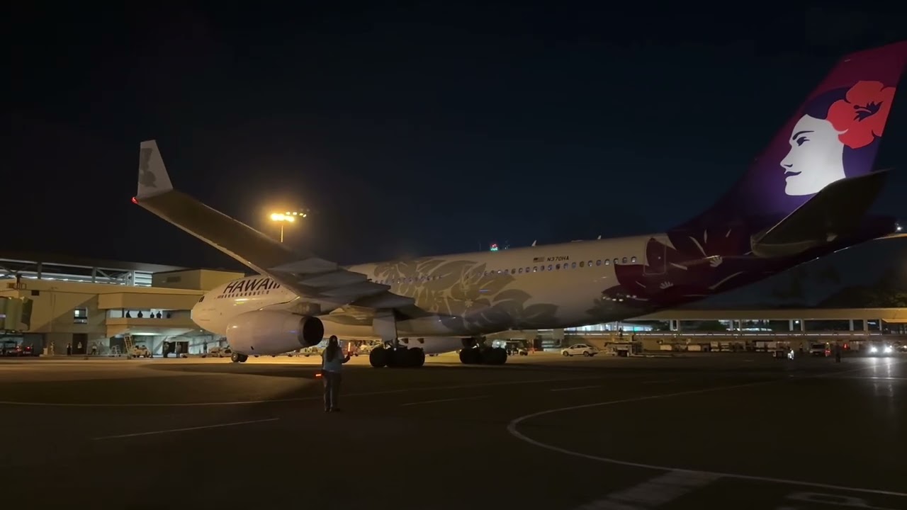Last Hawaiian Air flight using the HA code. HA866 PPG-HNL Oct 29 2025 