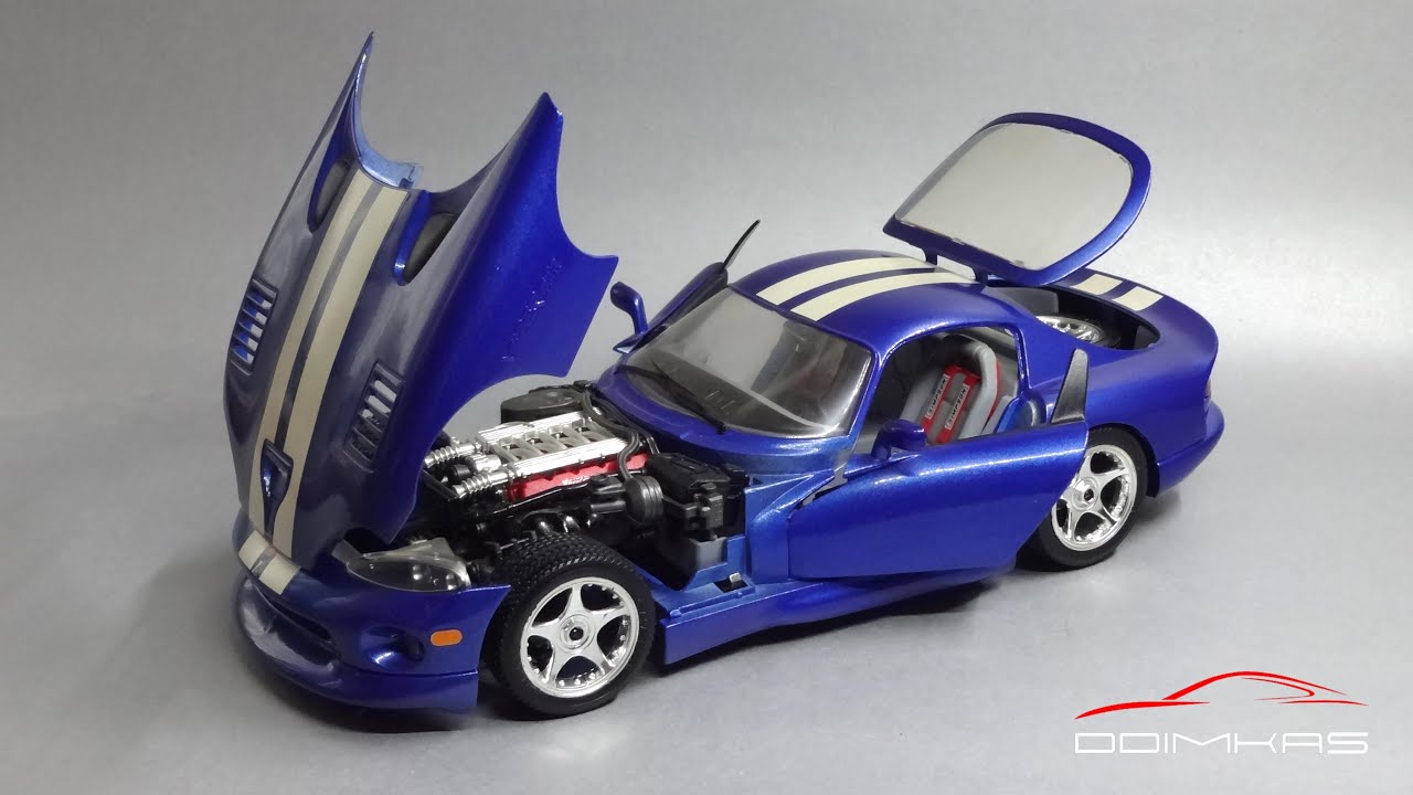Dodge Viper GTS 1996 Coupe || Bburago - Made In Italy || Масштабные модели автомобилей