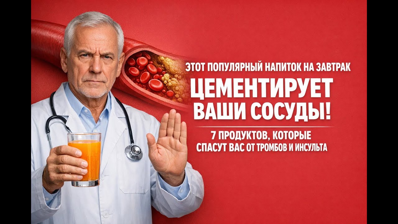 Главная ошибка завтрака, разрушающая сосуды быстрее старости: проверьте свой рацион немедленно